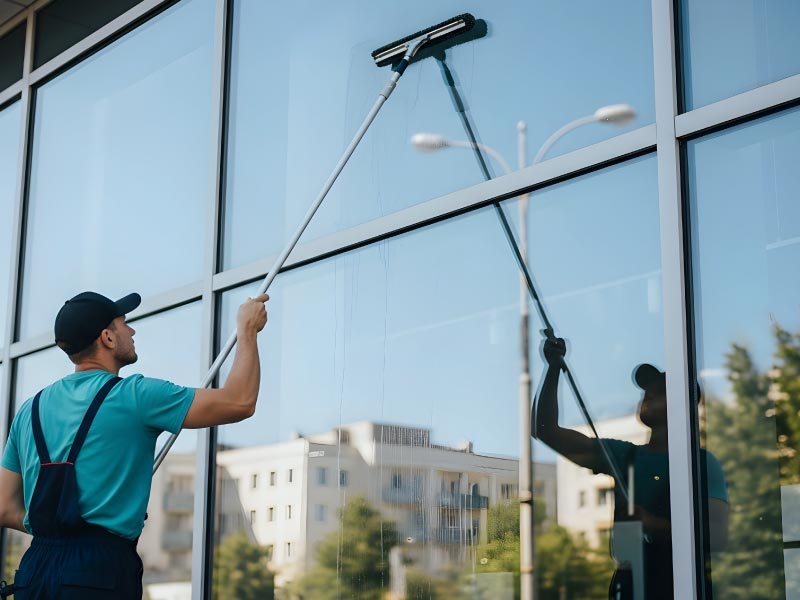 Fensterreinigung Gebäude München